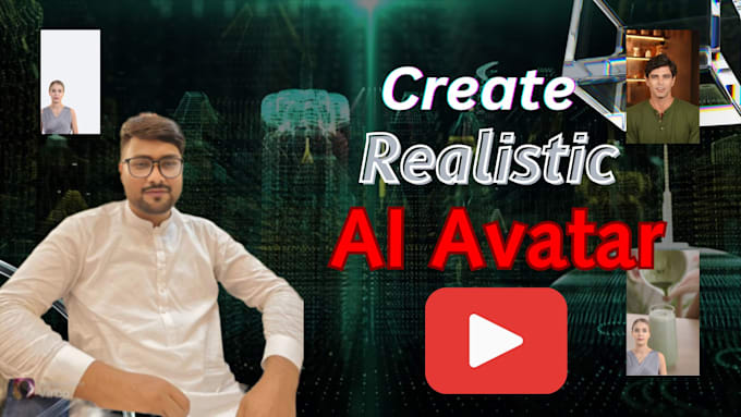 Gig Preview - Create realistic ai avatar multi language spokesperson video