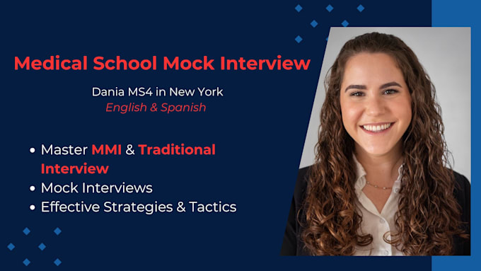 Gig Preview - Conduct a mock interview for medical school, med school interview, mmi, med mmi