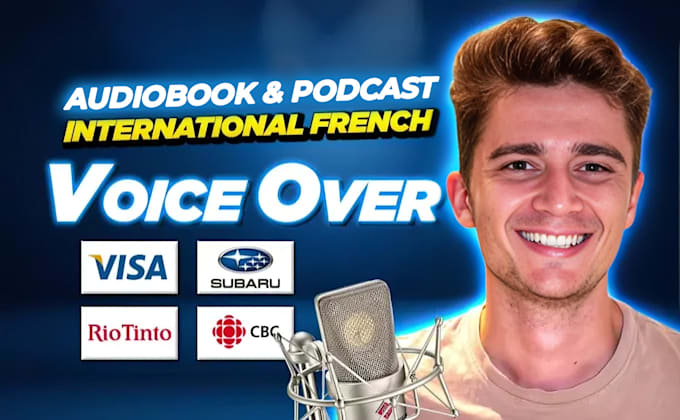 Gig Preview - Record a warm french voice over for audiobooks and podcasts acx audible standard