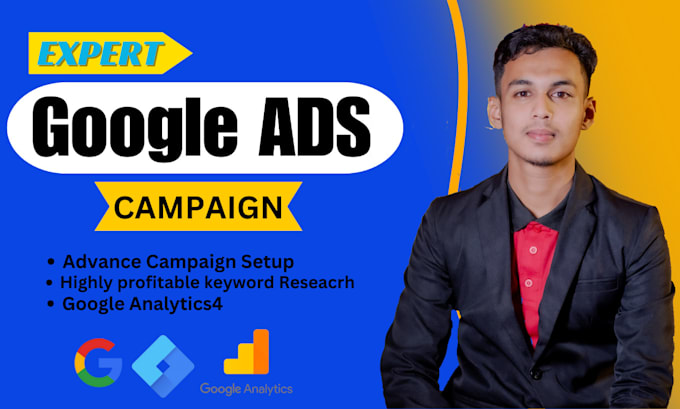 Gig Preview - Run google ads ppc adwords campaign and display ads