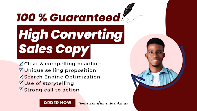 Gig Preview - 10x your leads and sales with a high converting sales copy, funnel copywriting