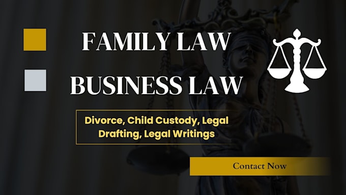 Gig Preview - Do family and business law advising and legal writing