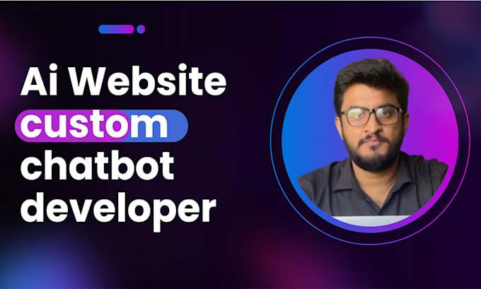 Gig Preview - Develop chatgpt ai chatbots, ai saas website and integrate ai in your website