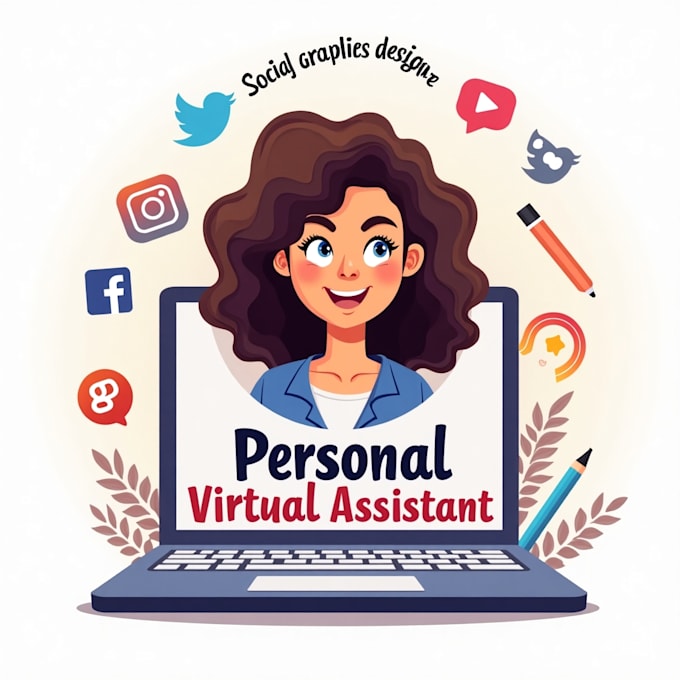 Gig Preview - Be swift canva graphics designer personal virtual assistant social media manager