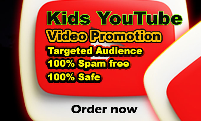 Gig Preview - Do create organic kids youtube video promotion to rank video