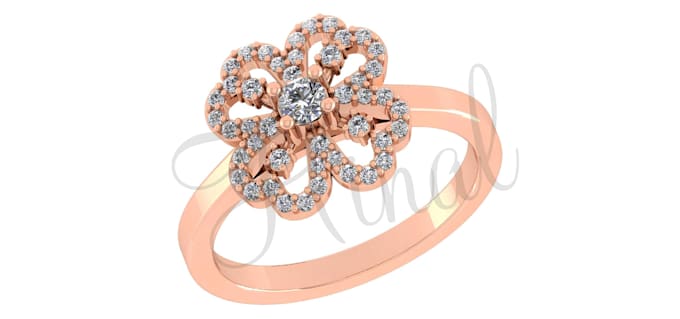 Gig Preview - Create modern 3d cad jewelry design and realistic rendering