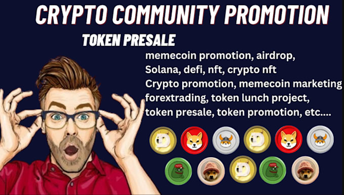 Gig Preview - Pump token, token launch, sol memecoin, pump fun, crypto, telegram promotion