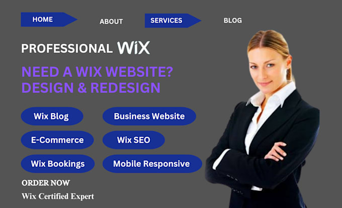 Bestseller - wix redesign, custom design, dev, responsive sites, wix experts