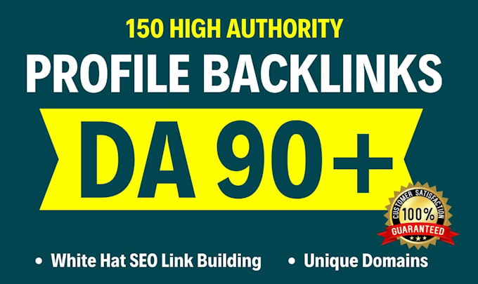 Gig Preview - Do high da seo dofollow backlinks high authority link building service