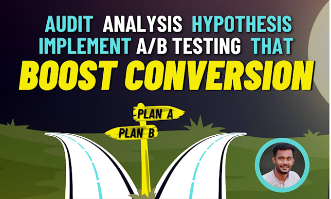 Gig Preview - Boost conversion rate by cro audit, strategy implement, ab testing, analysis