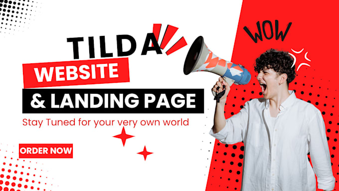 Gig Preview - Create stunning tilda websites and landing pages for your business