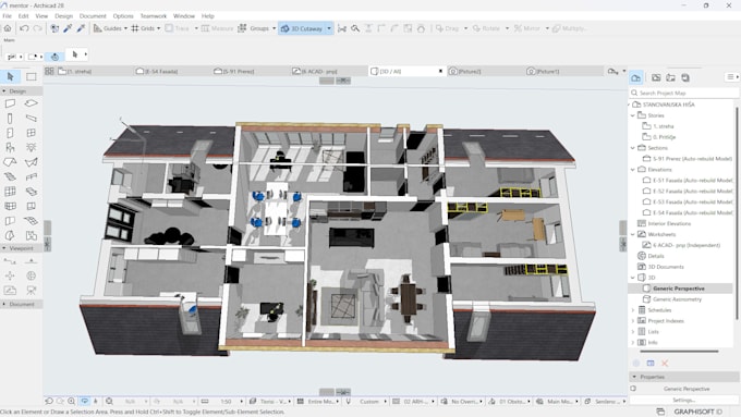 Bestseller - create for you blueprints with 3d rendering and portofolio