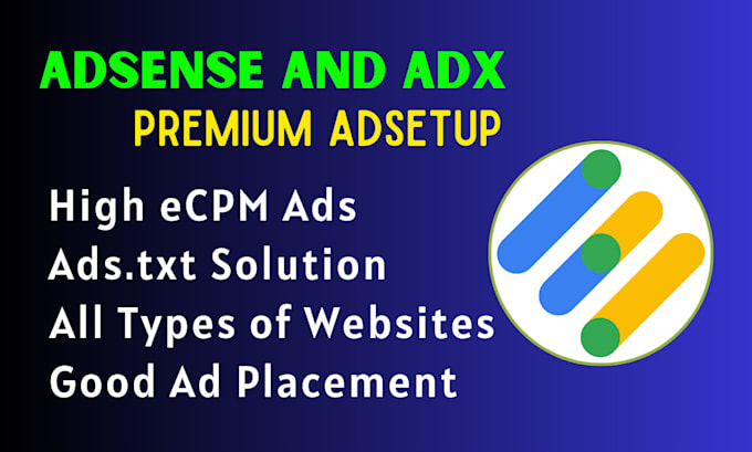 Bestseller - do adsense and adx adsetup on all type of websites