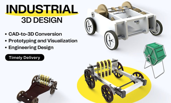 Gig Preview - Do industrial machine design and mechanical engineering