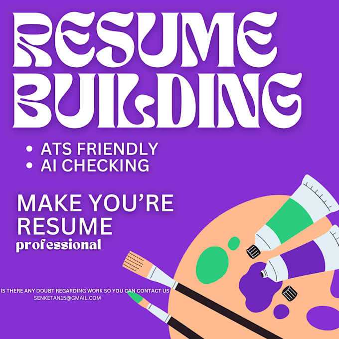 Gig Preview - Professional resume design and ats optimization