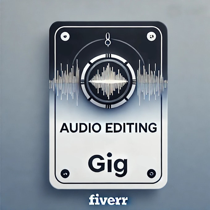 Gig Preview - Edit podcasts, voiceovers, music tracks, or audio books