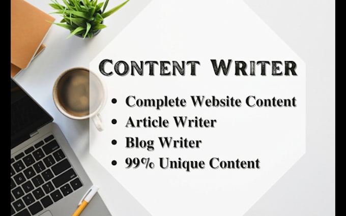 Gig Preview - Professional content writing services for high quality blogs and web