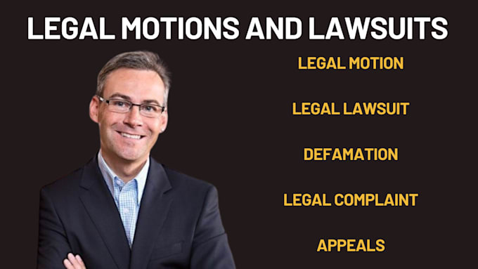 Bestseller - be a lawyer to write legal motion, lawsuit, complaints, petitions, appeal, brief