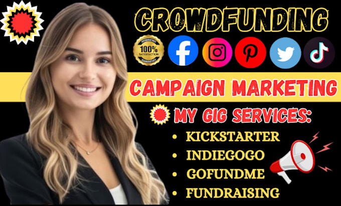 Gig Preview - Provide targeted donor or backer lists for gofundme kickstarter and indiegogo