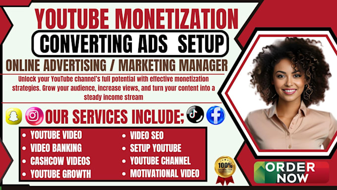 Gig Preview - Do fast youtube channel promotion via social media to gain views and monetize