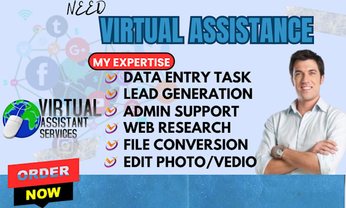 Gig Preview - Provide professional virtual assistance