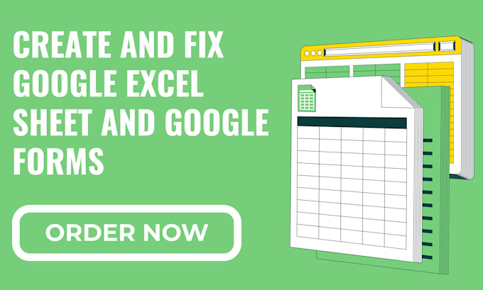 Gig Preview - Create google form, jotform, survey form, excel sheet workbook, microsoft excel