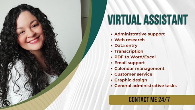 Gig Preview - Your virtual administrative assistant in spanish