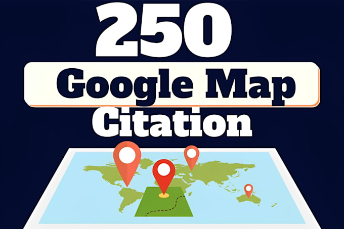 Gig Preview - 250 google maps citation service for gmb ranking and local SEO