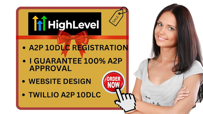 Gig Preview - Do gohighlevel funnel workflow a2p 10dlc registration gohighlevel website expert