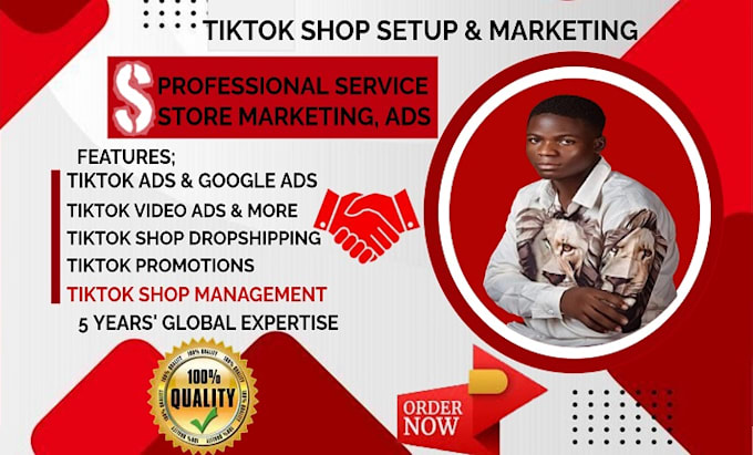 Bestseller - setup, manage tiktok shop, tiktok marketing, tiktok shop ads on tiktok shop