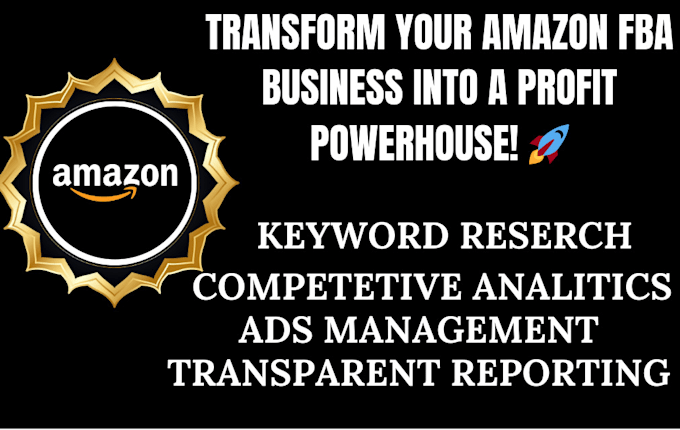 Gig Preview - Setup, manage, and optimize your amazon PPC campaigns, arbitrage