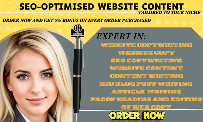 Bestseller - write high converting website content, website copywriting for website copy