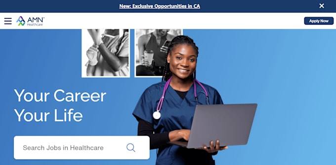 Gig Preview - Build healthcare staffing agency website, healthcare staffing