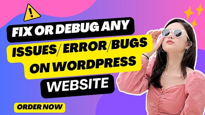 Gig Preview - Expertly fix wordpress website, wordpress errors and issues or debug wordpress