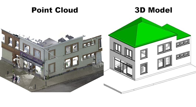 Gig Preview - Convert revit models, 2d drawings or sketchup from point cloud