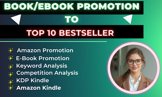 Gig Preview - Do book kindle book promotion ebook marketing using amazon KDP ads