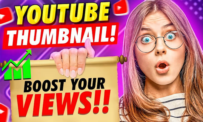 Gig Preview - Design eye catching trendy youtube thumbnail in 24 hours