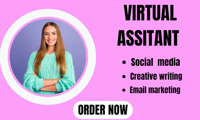 Gig Preview - Executive virtual assistant creative virtual personal assistant social media