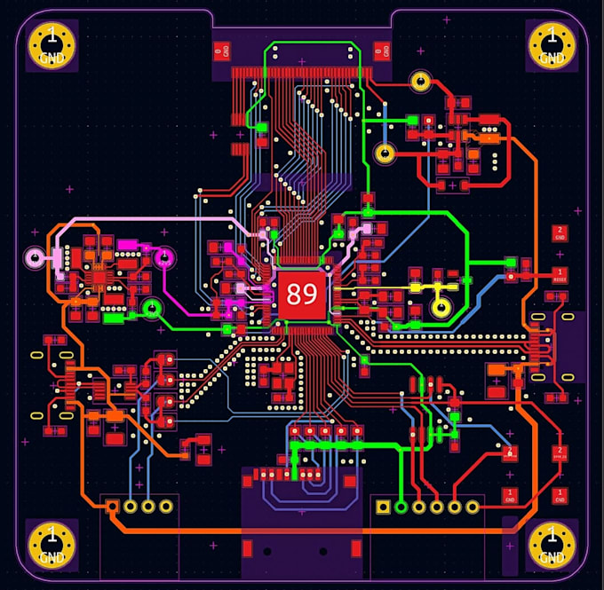 Gig Preview - Pcb design  schematic simulation printed circuit board ready for manufacturing