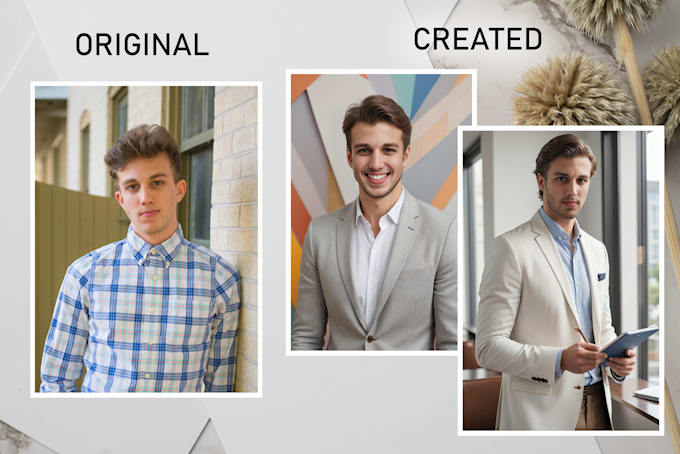 Gig Preview - Create linkedin profile portrait pictures from your photo