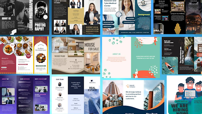 Gig Preview - Create the perfect brochure design or company profile for your startup