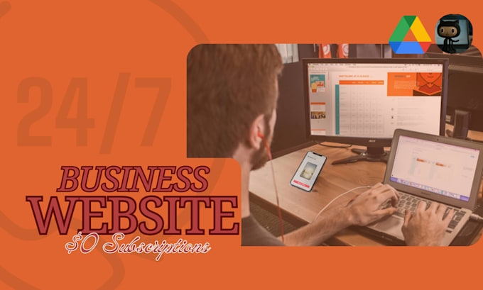 Gig Preview - Create a free website with hosting for your business