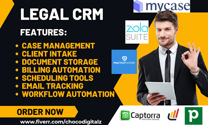 Bestseller - setup legal crm clio lawmatics mycase practicepanther pipedrive zola suite litif