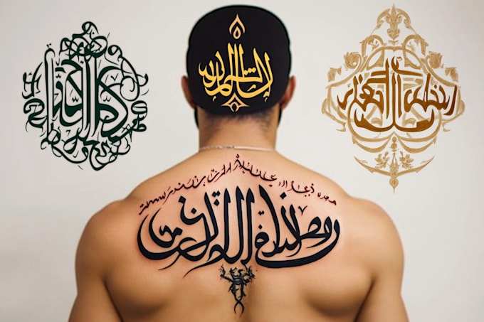 Gig Preview - Create arabic and persian minimal calligraphy tattoo