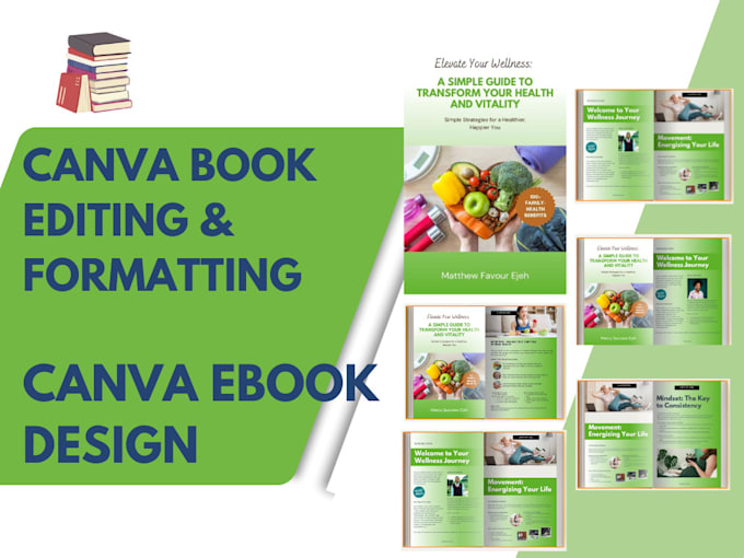 Gig Preview - Do canva ebook design, pdf lead magnet, workbook, ebook formatting, and designrr