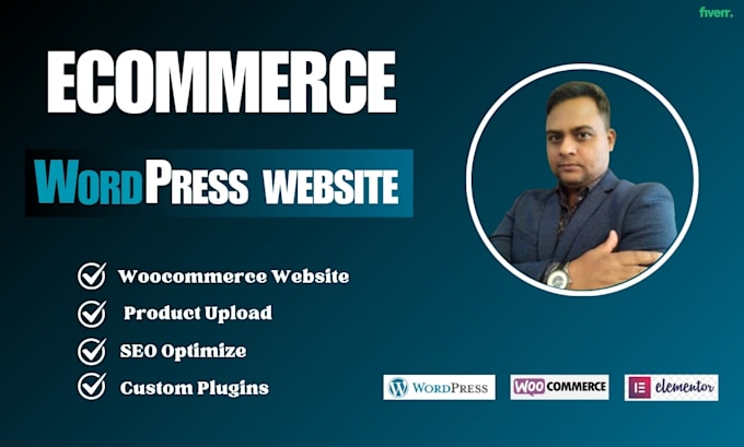 Gig Preview - Build ecommerce website with wordpress woocommerce