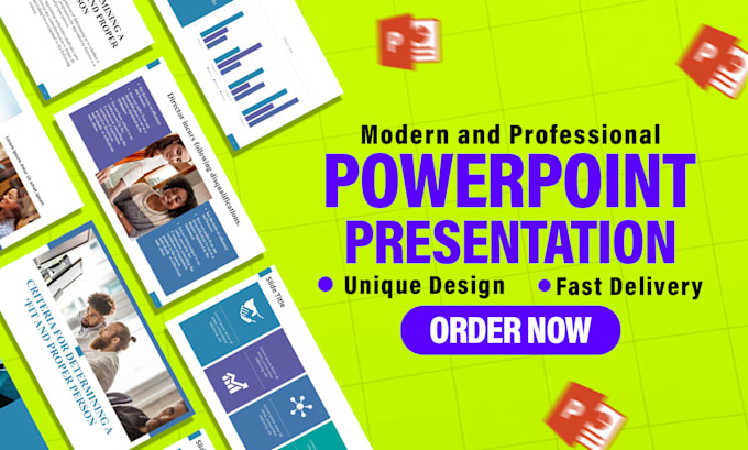 Gig Preview - Design powerpoint presentation, ppt templates and investors pitch deck