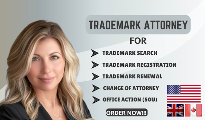 Gig Preview - Be your USA china canada trademark attorney for trademark registration worldwide