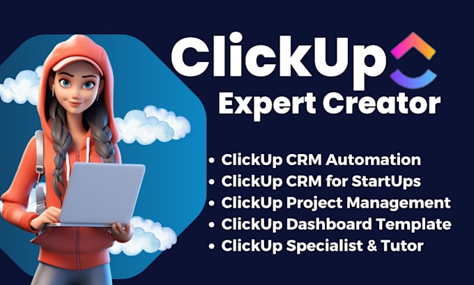 Gig Preview - Setup clickup workflow, automate project task in clickup, be clickup consultant