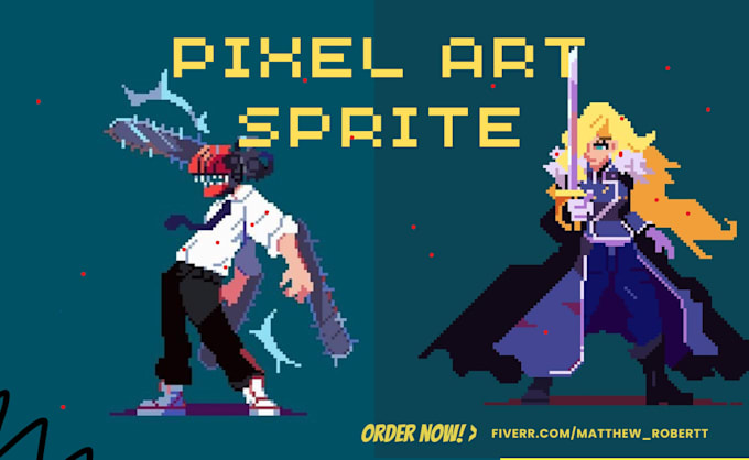 Gig Preview - Create pixel art animation and sprites for games